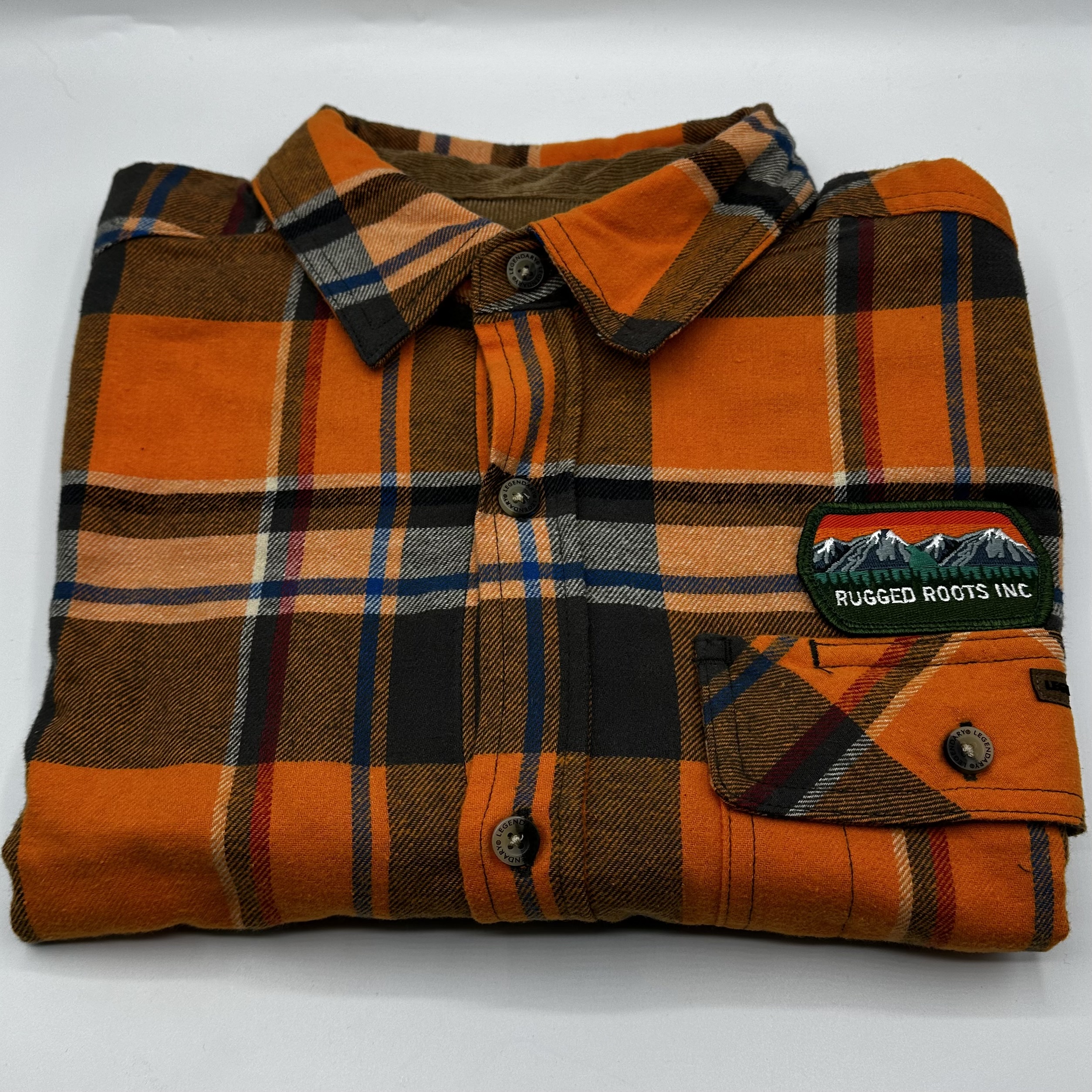 Photograph of product: Rugged Roots | Harvest Orange Flannel 2XL