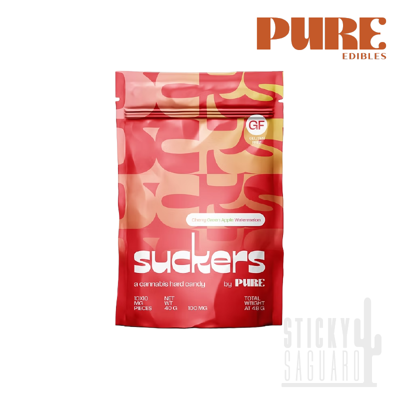 Photograph of product: Pure Suckers Variety Pack (H) 100mg