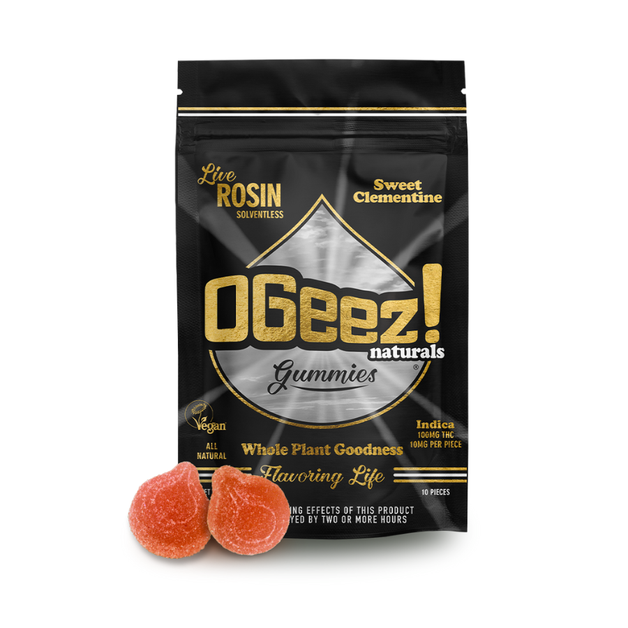 Photograph of product: Ogeez: Sweet Clementine: Live Rosin