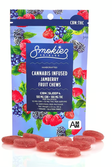 Photograph of product: Sleep | Sweet Jamberry Sleep | Gummies | CBN:TH-oui | 100mg:100mg/10pk