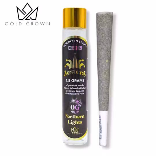 Photograph of product: Jesters - Northern Lights - Infused Pre-Roll