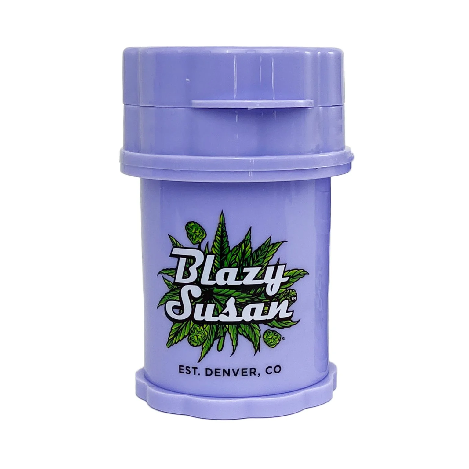 Photograph of product: Blazy Susan | Herb Saver Large Grinder, Purple