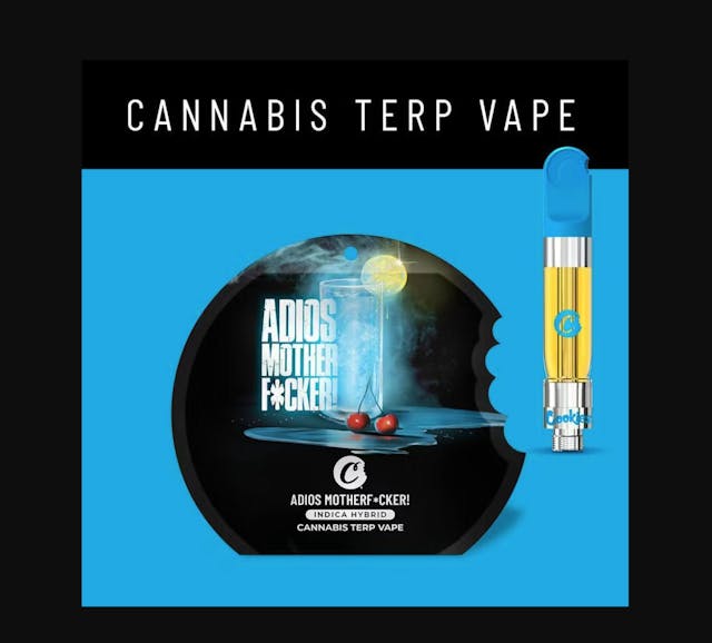 Photograph of product: Adios MF Vape Cartridge (1g) - 