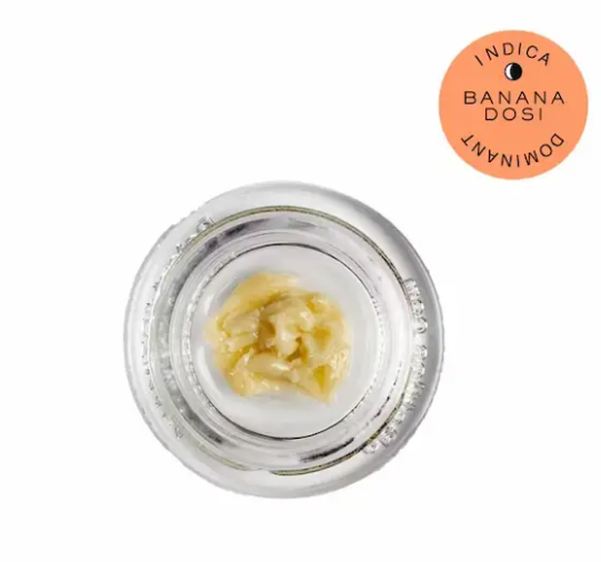 Photograph of product: Hudson Oui'd | Banana Dosi | Rosin Jar | 1g