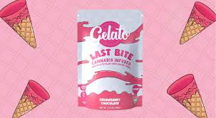 Photograph of product: Gelato - Last Bites - Strawberry White Chocolate - 200MG