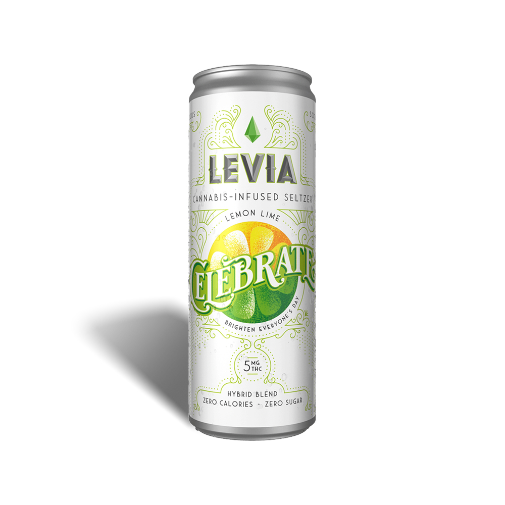 Photograph of product: Celebrate Lemon Lime I Infused Seltzer 5mg - Thrive