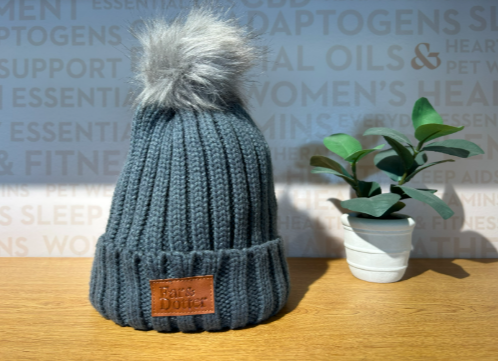 Photograph of product: Pom Pom Beanie - Grey