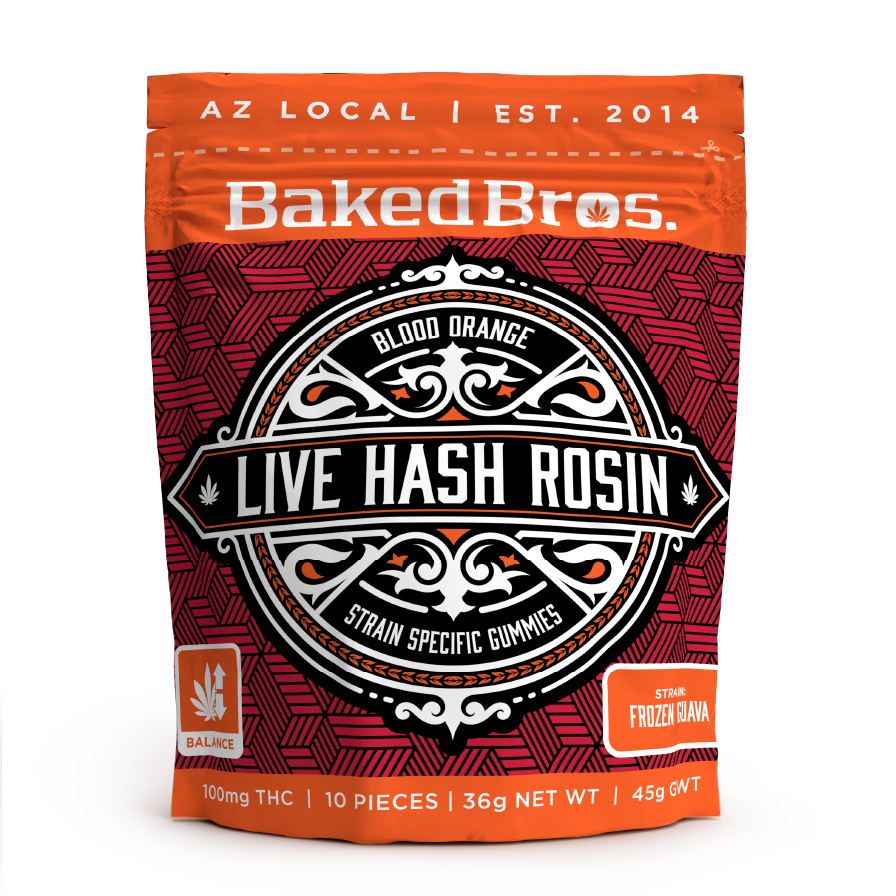 Photograph of product: Blood Orange Rosin Gummies