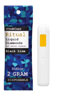 Photograph of product: Fresh Coast - Disposable - Black Lime