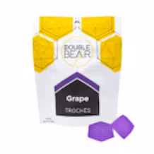 Photograph of product: Grape | 1:1 TH-oui:CBD | 5mg/5mg Troches | 20pk