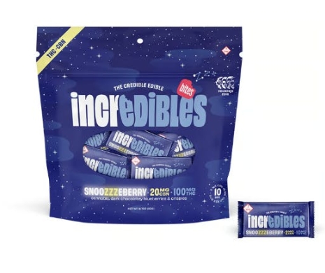 Photograph of product: Snoozzzeberry | Chocolates | Bites | 10 x 10mg