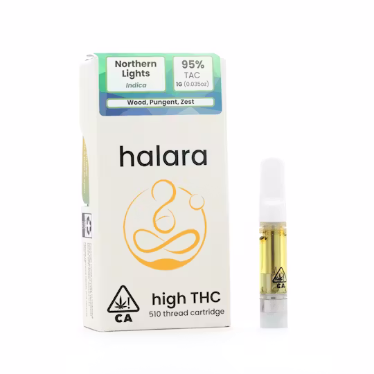 Photograph of product: Halara | Northern Lights | High THC Cart
