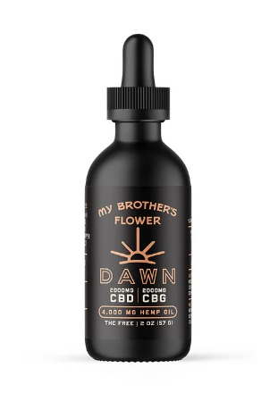 Photograph of product: My Brother's Flower | Tincture | - Rosin | 100mg | 1:10:10 | TH-oui:CBD:CBG | Dawn