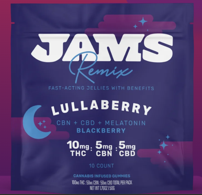 Photograph of Product: Jams Jellies - Lullaberry Gummies | 100mg