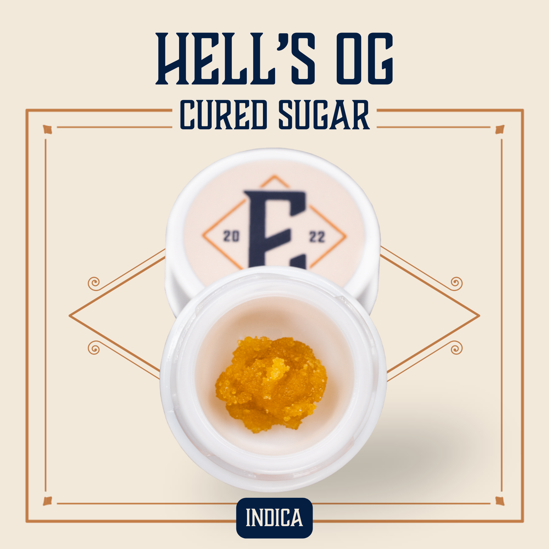 Photograph of product: Hell's OG Cured Sugar