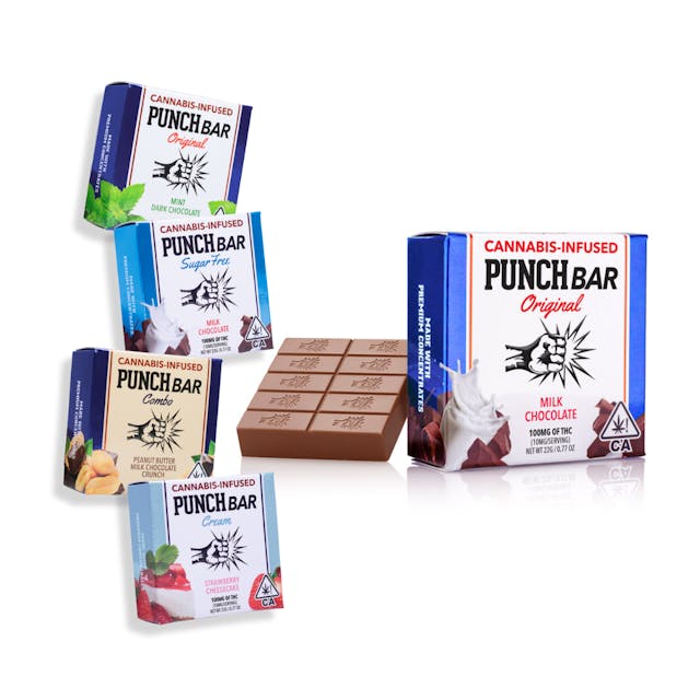 Photograph of product: Toffee Milk Chocolate - Punch Bar - 