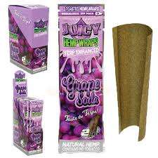 Photograph of product: Juicy Jay's - Hemp Wraps - Grape Soda