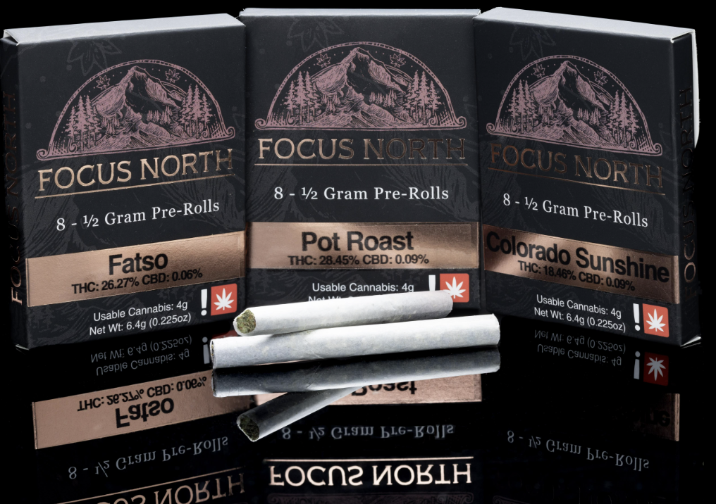 Photograph of product: Focus North | Terple Preroll 8-Pack