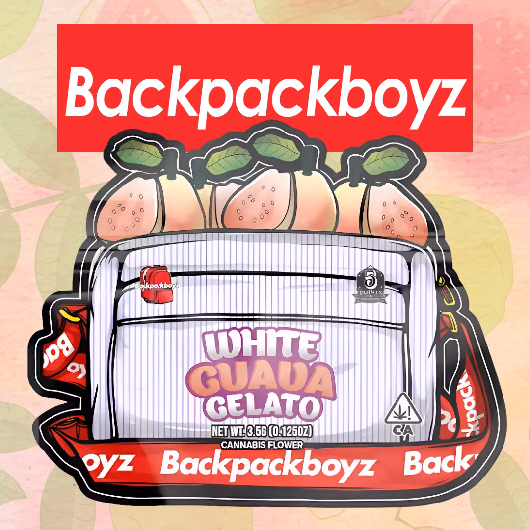 Photograph of product: Platinum Shelf - Backpackboyz - White Guava (I) - 7g