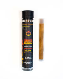 Photograph of product: Dank | Pre roll Blunt | Strawberry lemonade