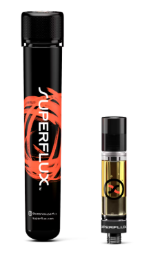 Photograph of product: Cartridge | Superflux | White Fire x Chem D [Live Resin]