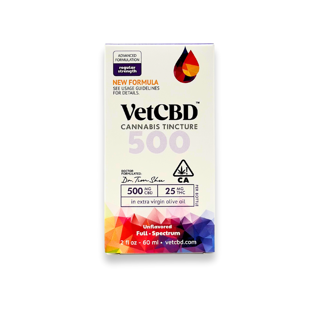 Photograph of product: Vet CBD - Regular Strength - Tincture - 500mg - 2oz