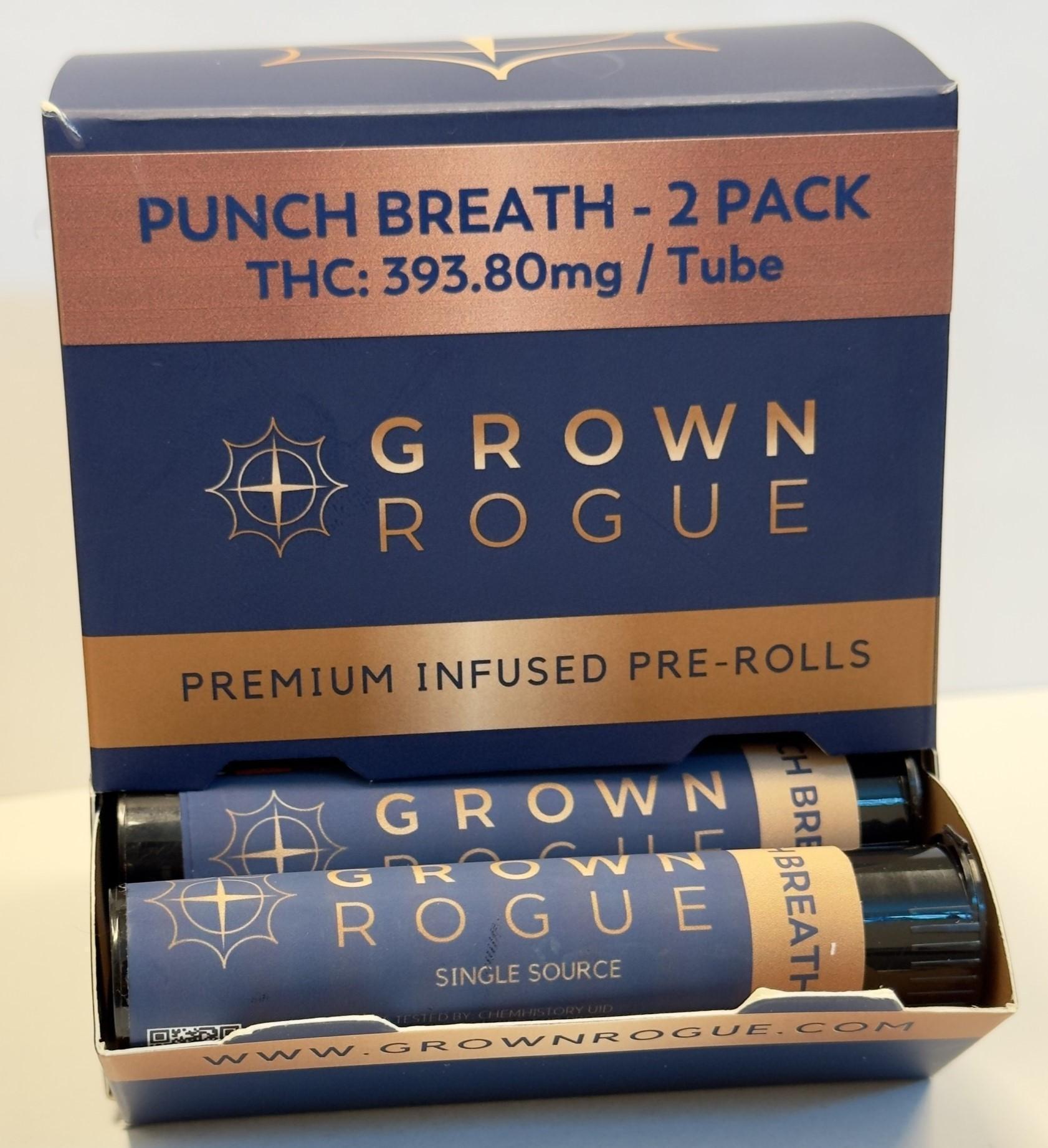 Photograph of product: Grown Rogue - Strawberries And Cream - au chocolat Infused 2pack Preroll