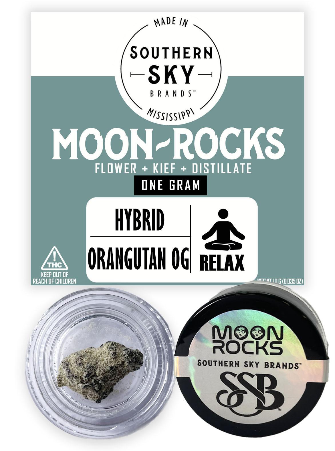 Photograph of product: Southern Sky | 1g | Orangutan OG Moonrocks