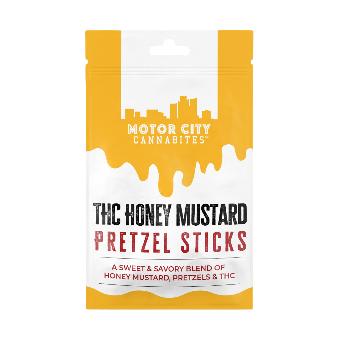 Photograph of Product: Motor City | Honey Mustard Pretzel Sticks | 30x6.66mg | 200mg