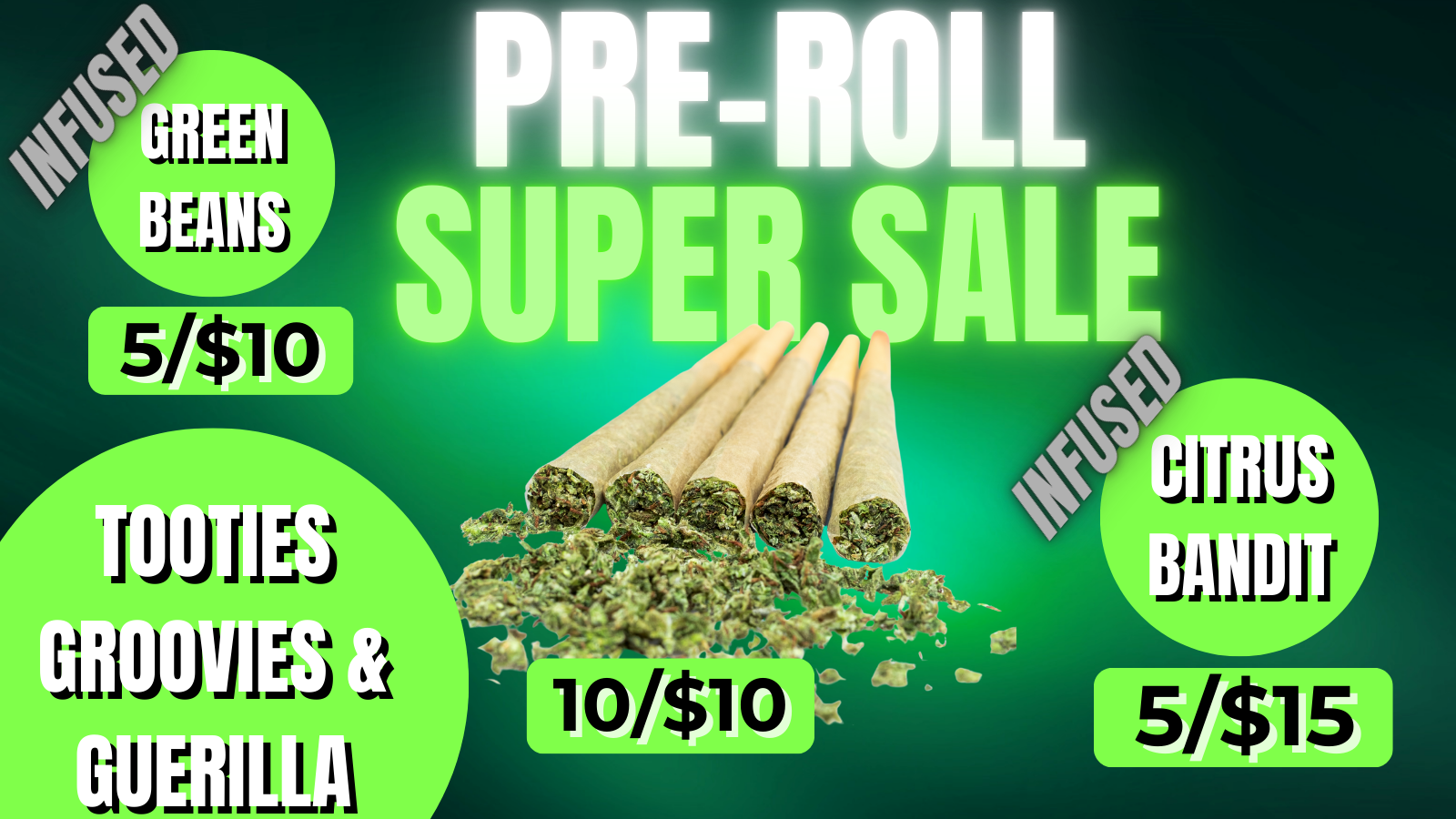 Photograph of product: Orbit | Headband | 1g Full Flower Pre-roll
