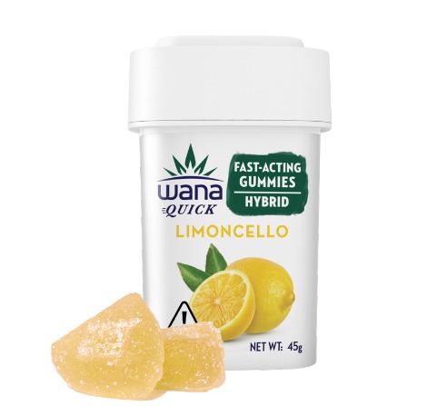 Photograph of product: Wana: Quick Limoncello | Soft Lozenges | 100mg | 10pk