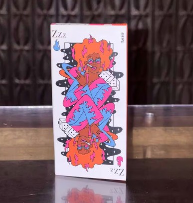 Photograph of product: ZZZs "Queen of Flames" by Trap Bob | King Size Slim Rolling Papers + Tips
