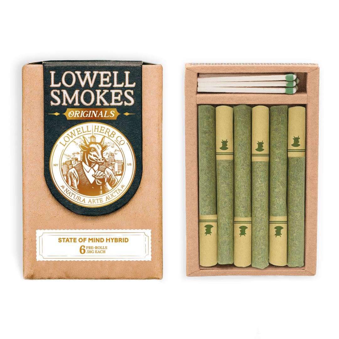 Photograph of Product: Lowell Smokes | State of Mind | 6 .6g Pre-rolls | 3.5g