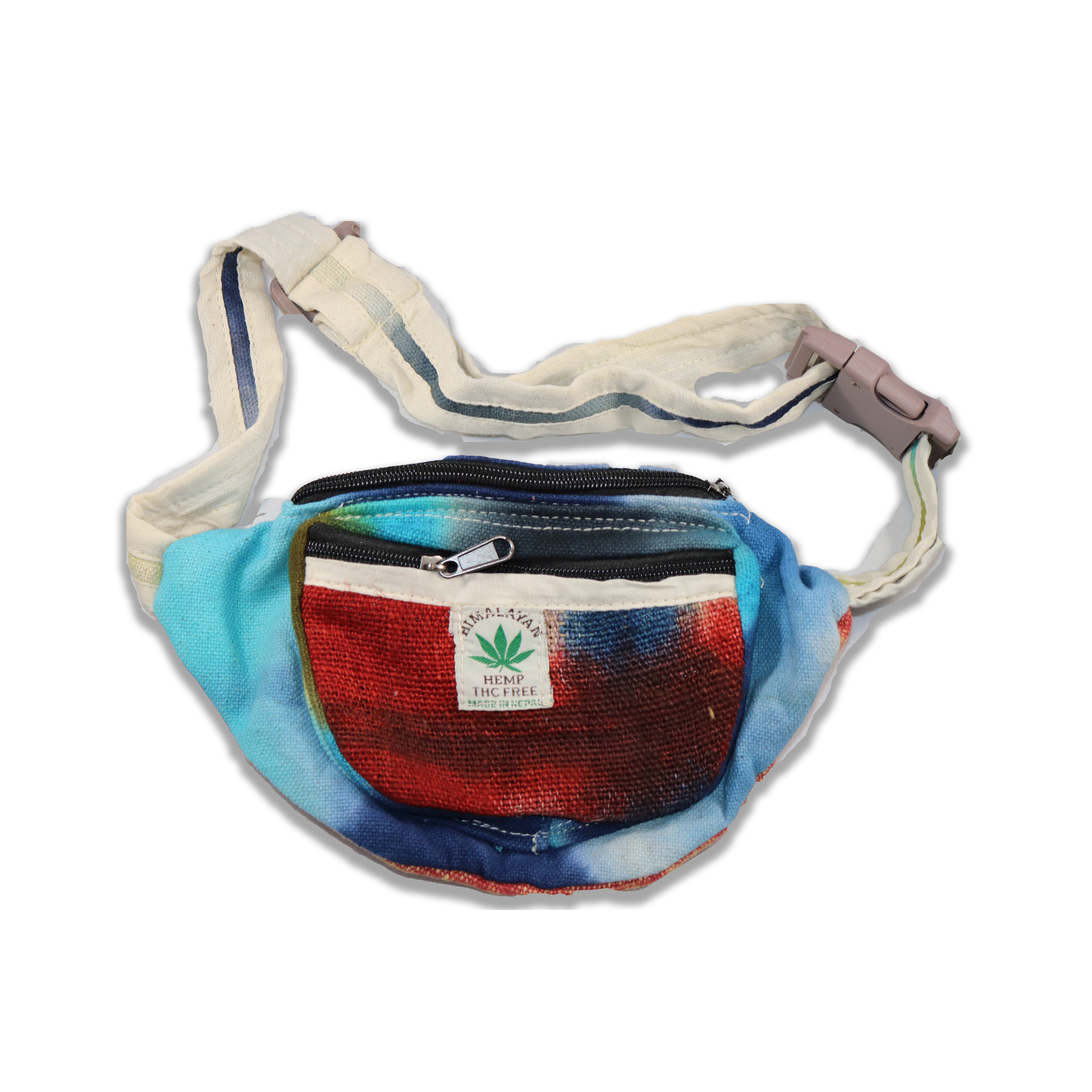 Photograph of product: Tie Dye 100% Hemp Fanny Pack
