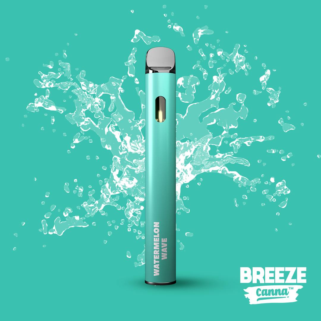 Photograph of product: Breeze Canna - Watermelon Wave Disposable