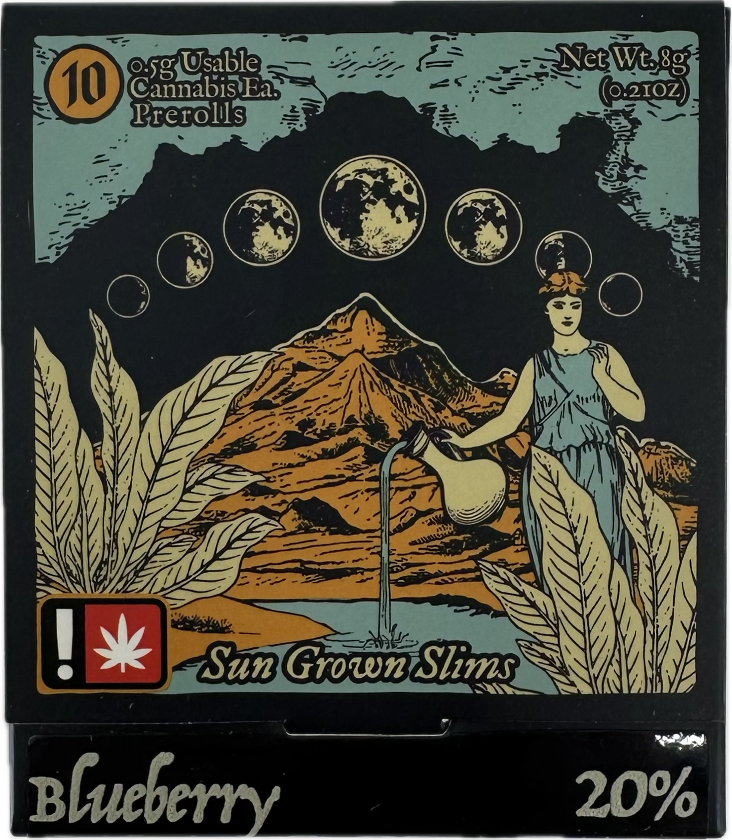 Photograph of product: Blueberry Sungrown Slims Pre-Roll 10pk