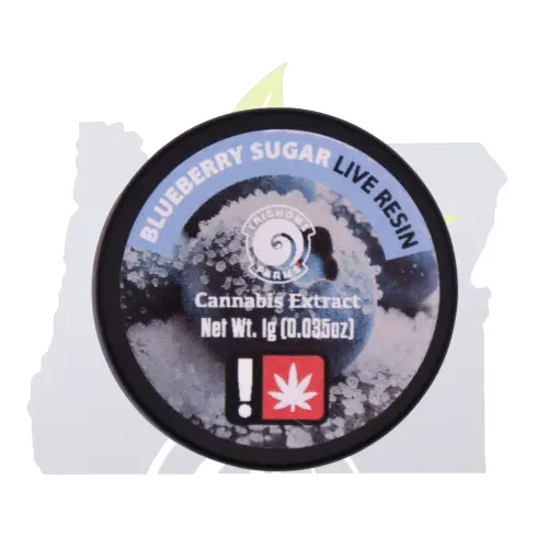 Photograph of product: Trichome-1G LR BHO-(R)Blueberry Sugar