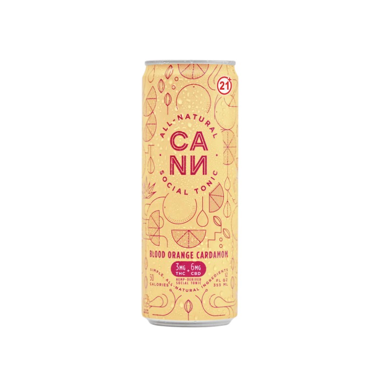 Photograph of product: Beverage | CANN | Blood Orange Cardamom Social Tonic | Single