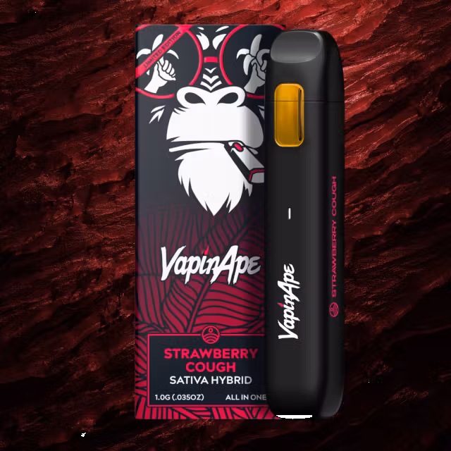 Photograph of product: Vapin Ape - Strawberry Cough - Disposable Vape