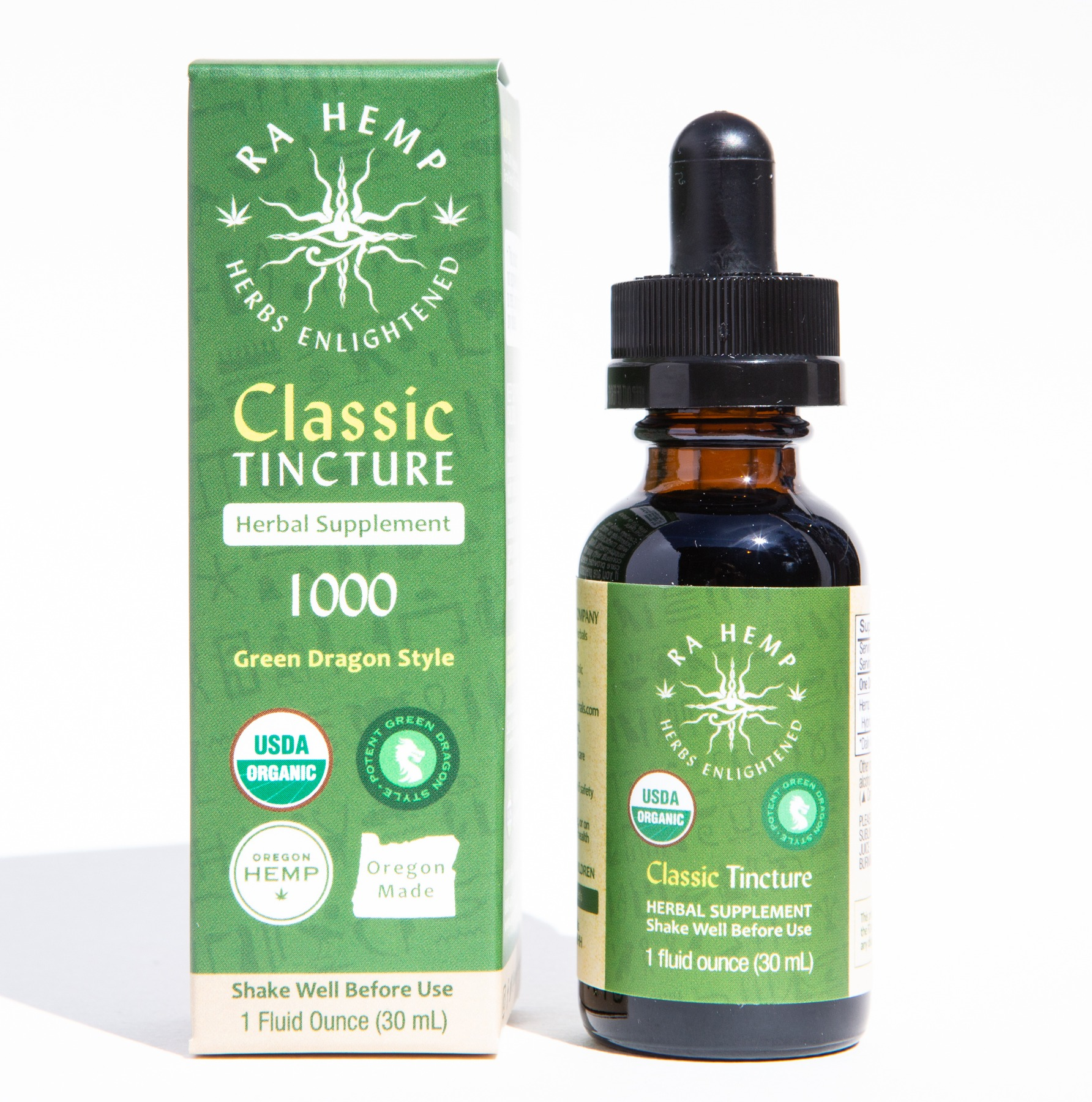 Photograph of product: Sun God Hemp CBD Classic Tincture Organic