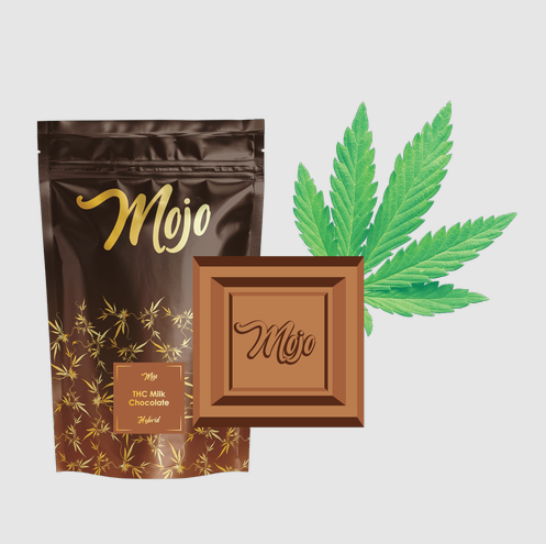 Photograph of product: Mojo 200mg Milk Chocolate