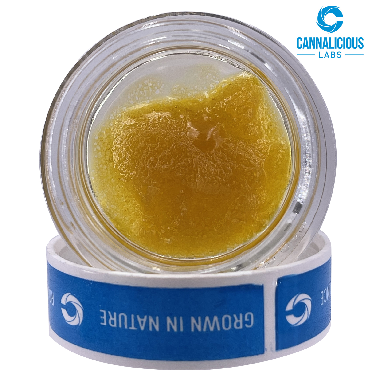 Photograph of product: Cannalicious Blueberry Cheese Live Resin Baller Bucket Rec
