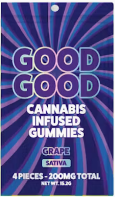 Photograph of product: GOOD GOOD | 200MG GUMMIES 4P | GRAPE