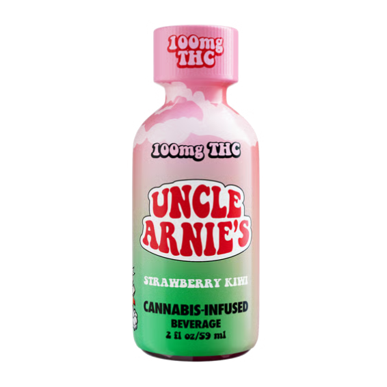 Photograph of product: (Drink) Uncle Arnie's | Strawberry Kiwi Shot (2oz) - Hybrid