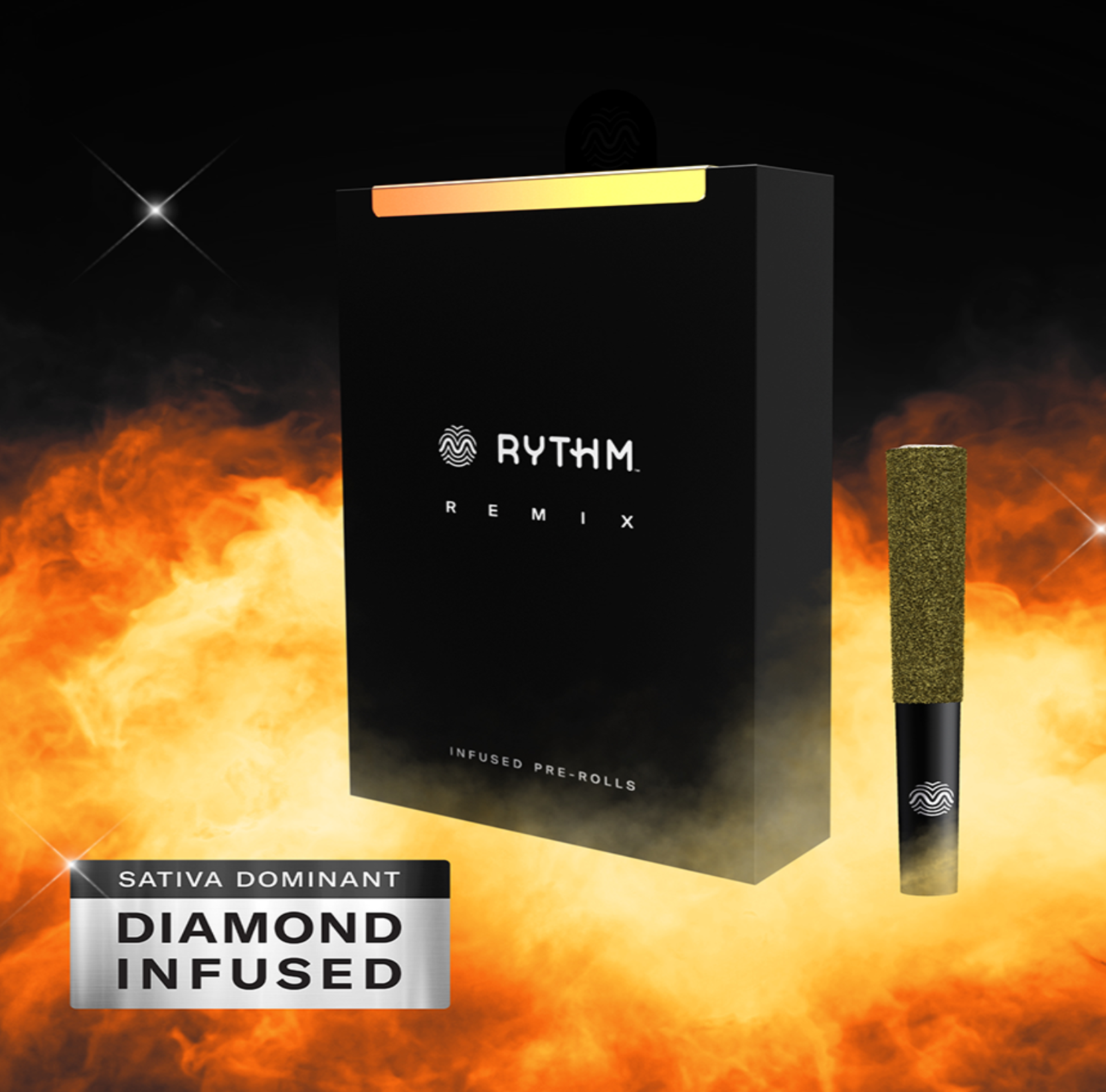 Photograph of product: RYTHM REMIX MAUI WOWIE 5PK INFUSED PRE-ROLLS 2.5G