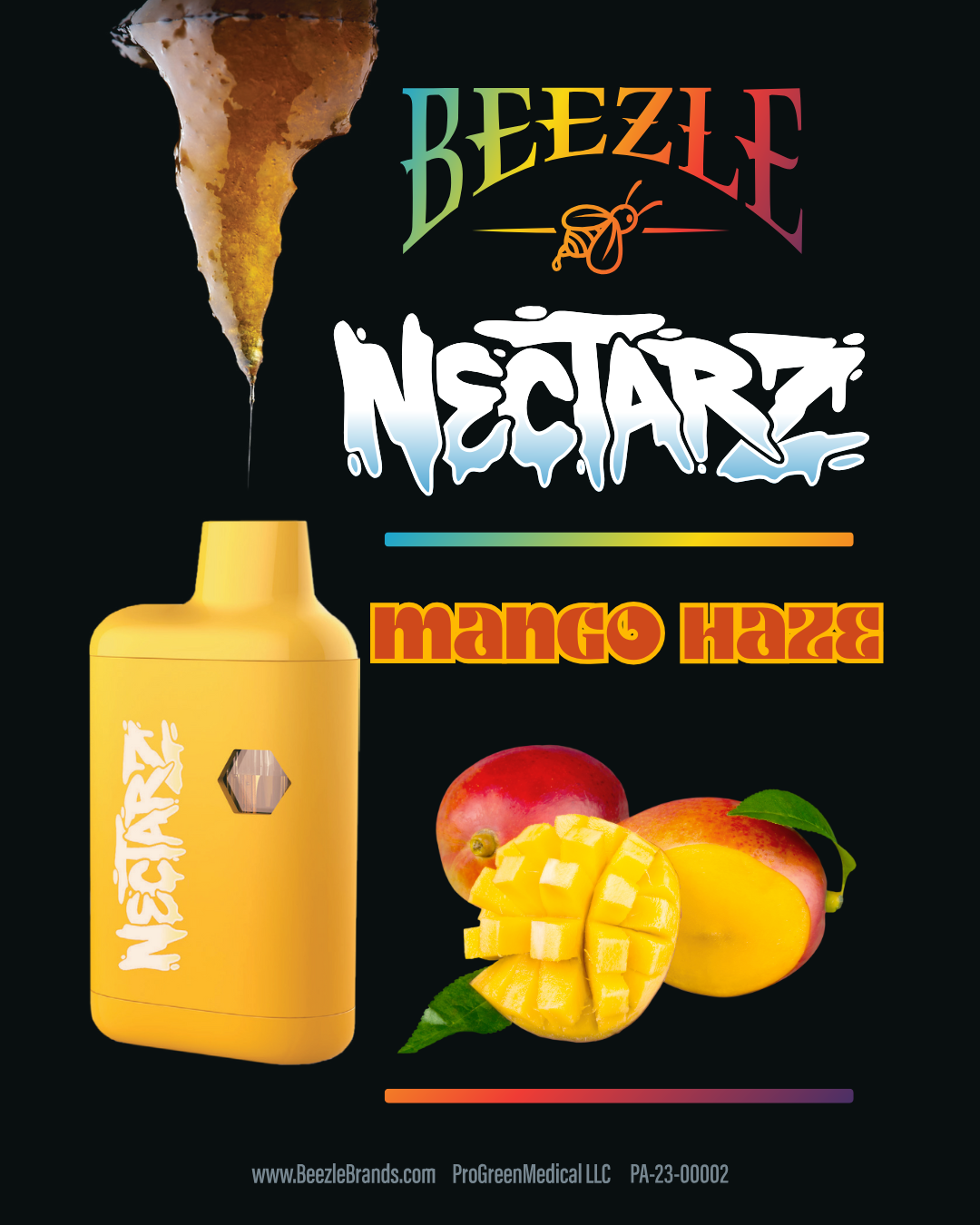 Photograph of product: Beezle Nectarz AIO Mango Haze