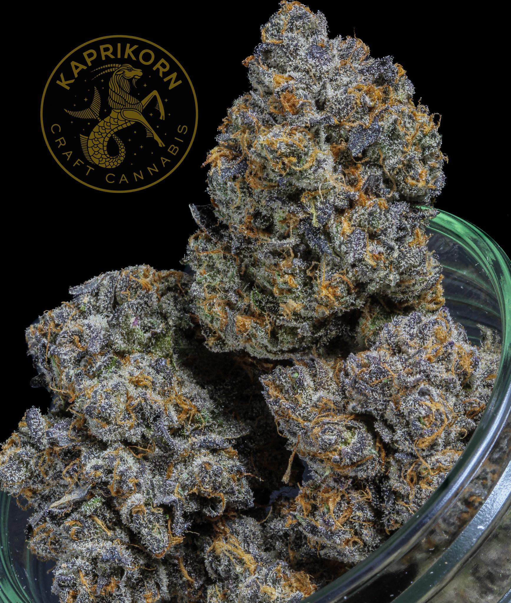 Photograph of product: Kaprikorn | Flower (A Bud) | Super Charger | Hybrid Oui'd - 28g