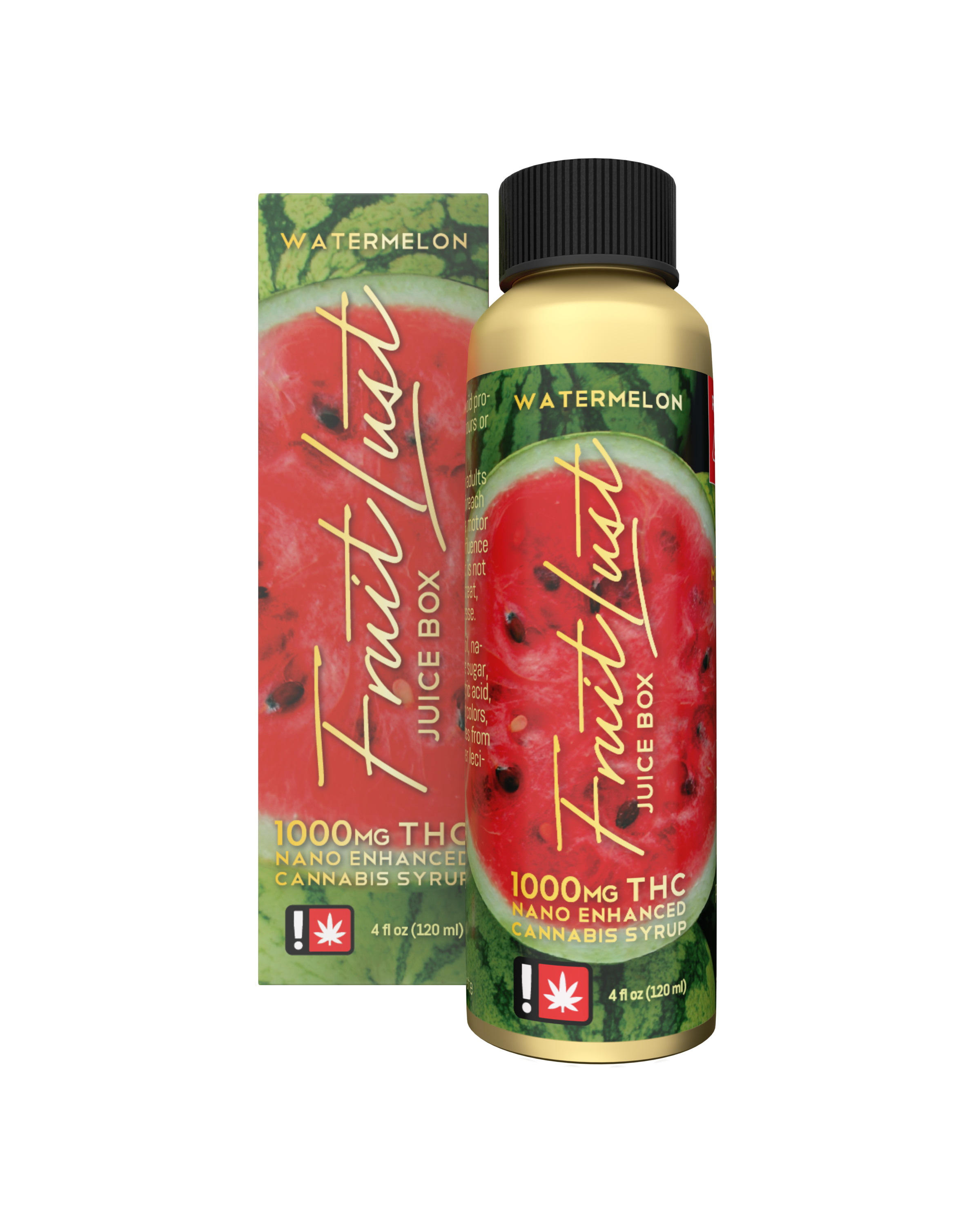 Photograph of product: Fruit Lust Flavorz // 4oz Watermelon 1000mg Syrup