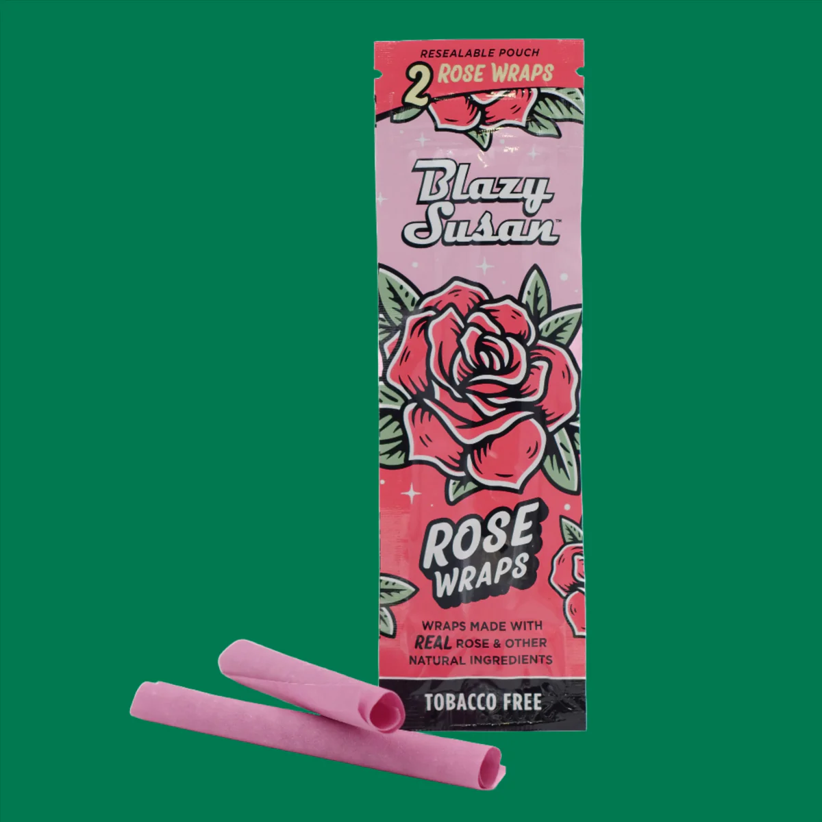 Photograph of product: Blazy Susan | Rose Wraps | Two Pack Pouch