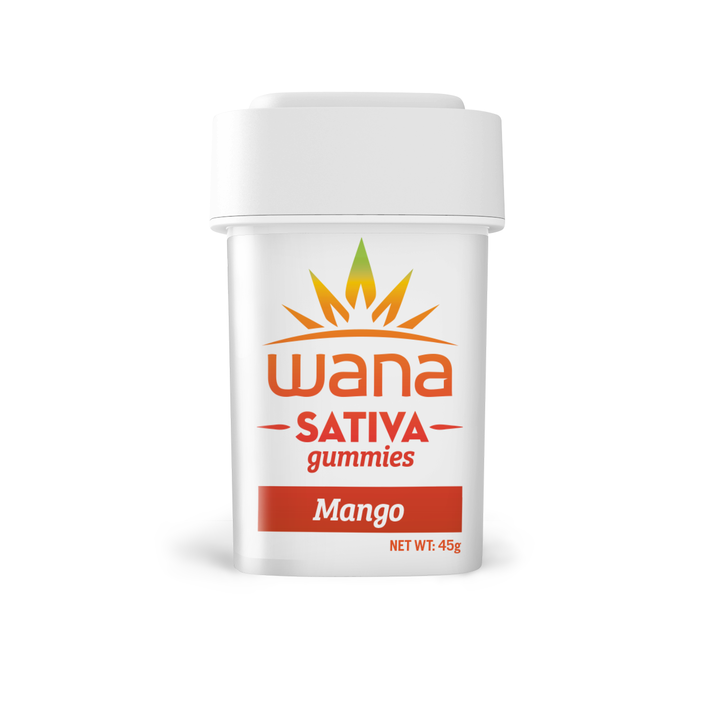 Photograph of product: Wana | 100mg | Edibles | Gummies | 10 Pack | Mango